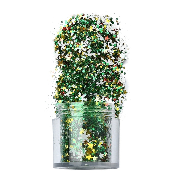 PandaHall 4G Shining Nail Art Decoration Accessories for Christmas, with Glitter Powder and Sequins, DIY Sparkly Paillette Tips Nail, Mixed...
PandaHall 4G Shining Nail Art Decoration Accessories for Christmas, with Glitter Powder and Sequins, DIY Sparkly Paillette Tips Nail, Mixed...
