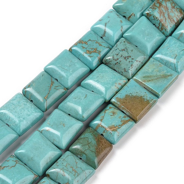 PandaHall Natural Magnesite Beads Strands, Dyed, Flat Slice Square Beads, Medium Turquoise, 9.5~10x9.5~10mm, Hole: 1mm, about 15pcs/strand...
PandaHall Natural Magnesite Beads Strands, Dyed, Flat Slice Square Beads, Medium Turquoise, 9.5~10x9.5~10mm, Hole: 1mm, about 15pcs/strand...