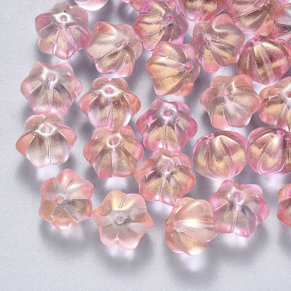 PandaHall Transparent Spray Painted Glass Beads, with Glitter Powder, Flower, Pink, 10.5x9.5x8mm, Hole: 1mm Glass Flower Pink
PandaHall Transparent Spray Painted Glass Beads, with Glitter Powder, Flower, Pink, 10.5x9.5x8mm, Hole: 1mm Glass Flower Pink