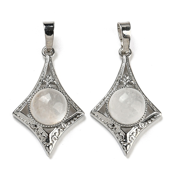 PandaHall Natural Quartz Crystal Pendants, Rock Crystal Pendants, Rack Plating Brass Star Charms, Platinum, Cadmium Free & Lead Free...
PandaHall Natural Quartz Crystal Pendants, Rock Crystal Pendants, Rack Plating Brass Star Charms, Platinum, Cadmium Free & Lead Free...