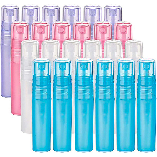 PandaHall BENECREAT 24 Pack 5ml/0.17oz Mini Frosted Plastic Spray Bottle 4 Color Empty Perfume Sample Bottle for Fragrance, Essential Oil..., Multicolor
PandaHall BENECREAT 24 Pack 5ml/0.17oz Mini Frosted Plastic Spray Bottle 4 Color Empty Perfume Sample Bottle for Fragrance, Essential Oil..., Multicolor