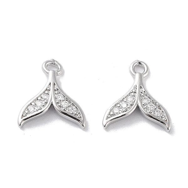 PandaHall Brass Micro Pave Clear Cubic Zirconia Charms, Fishtail Charm, Real Platinum Plated, 11x9.5x2mm, Hole: 1mm Brass+Cubic Zirconia...
PandaHall Brass Micro Pave Clear Cubic Zirconia Charms, Fishtail Charm, Real Platinum Plated, 11x9.5x2mm, Hole: 1mm Brass+Cubic Zirconia...