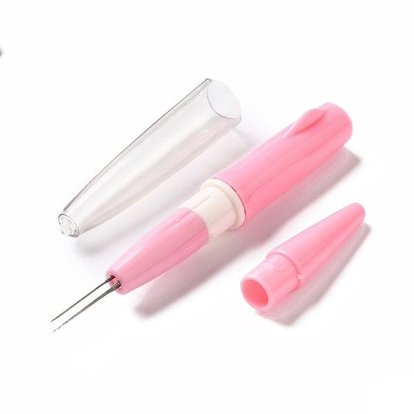 PandaHall Wool Felt Poke, Pen Style Needle Felting Stitch Punch Tool, with Plastic Handle & 3 Stainless Steel Needles, Pink, 185x92x18.5mm...
PandaHall Wool Felt Poke, Pen Style Needle Felting Stitch Punch Tool, with Plastic Handle & 3 Stainless Steel Needles, Pink, 185x92x18.5mm...