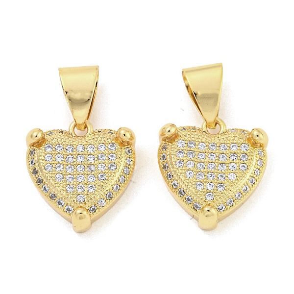 PandaHall Brass Micro Pave Clear Cubic Zirconia Pendants, Heart, Real 18K Gold Plated, 17x16x6.5mm, Hole: 8x5mm Brass+Cubic Zirconia Heart...
PandaHall Brass Micro Pave Clear Cubic Zirconia Pendants, Heart, Real 18K Gold Plated, 17x16x6.5mm, Hole: 8x5mm Brass+Cubic Zirconia Heart...