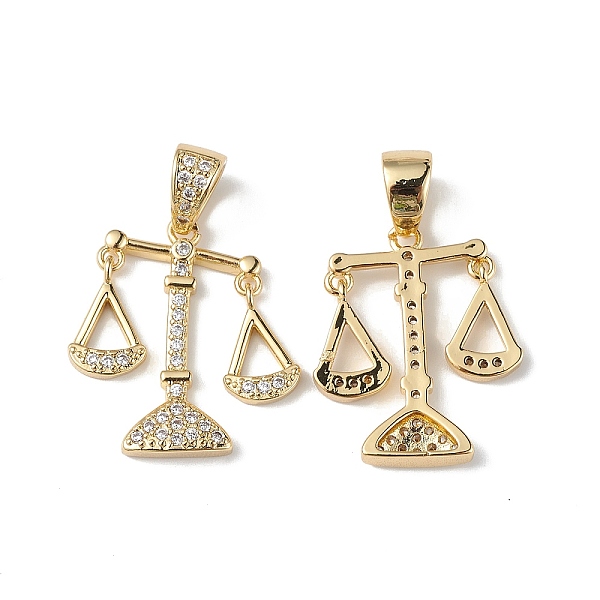 PandaHall Rack Plating Brass Micro Pave Cubic Zirconia Pendants, Lead Free & Cadmium Free, Long-Lasting Plated, Libra Charm, Moving Scales..., Clear
PandaHall Rack Plating Brass Micro Pave Cubic Zirconia Pendants, Lead Free & Cadmium Free, Long-Lasting Plated, Libra Charm, Moving Scales..., Clear