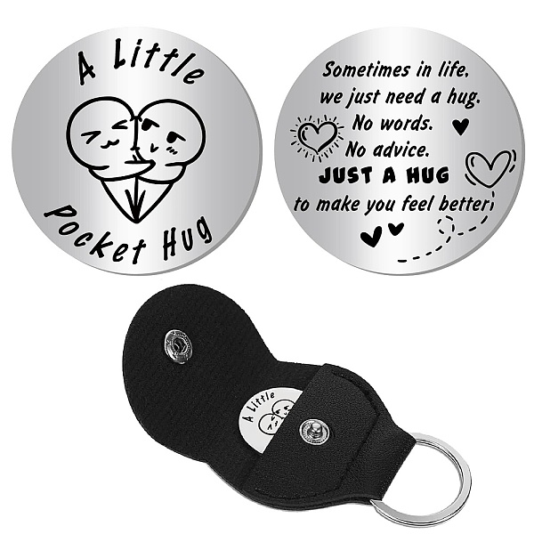 PandaHall CREATCABIN 201 Stainless Steel Commemorative Coins, Pocket Hug Coin, Inspirational Quote Coin, Decision Maker, Flat Round...
PandaHall CREATCABIN 201 Stainless Steel Commemorative Coins, Pocket Hug Coin, Inspirational Quote Coin, Decision Maker, Flat Round...