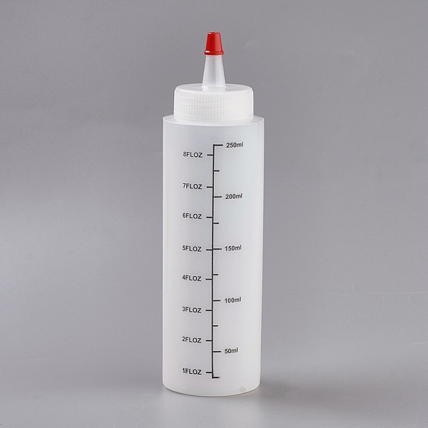 PandaHall Plastic Squeeze Bottles, with Graduated Measurements and Lid, White, 151.5x50.5mm, Capacity: 250ml(8.45 fl. oz) Plastic White
PandaHall Plastic Squeeze Bottles, with Graduated Measurements and Lid, White, 151.5x50.5mm, Capacity: 250ml(8.45 fl. oz) Plastic White