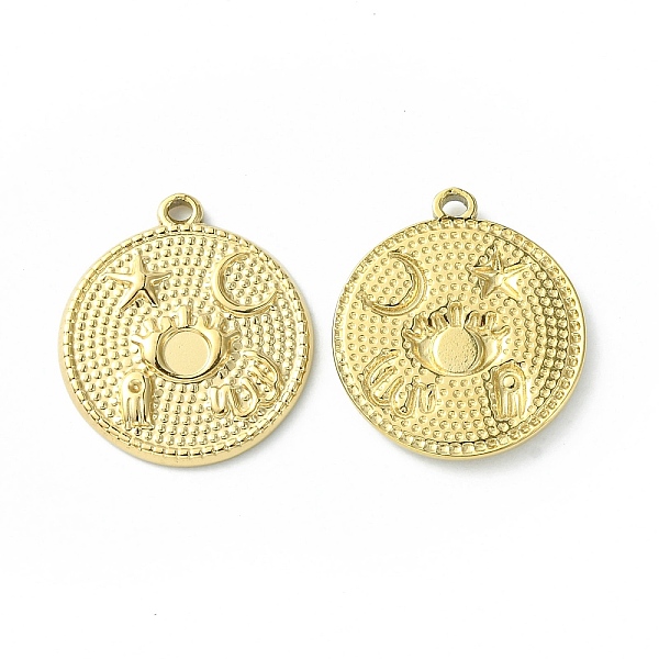 PandaHall 304 Stainless Steel Pendant Cabochon Settings, Flat Round, Real 14K Gold Plated, Tray: 2.8mm, 18.5x16.5x2mm, Hole: 1.2mm 304...
PandaHall 304 Stainless Steel Pendant Cabochon Settings, Flat Round, Real 14K Gold Plated, Tray: 2.8mm, 18.5x16.5x2mm, Hole: 1.2mm 304...