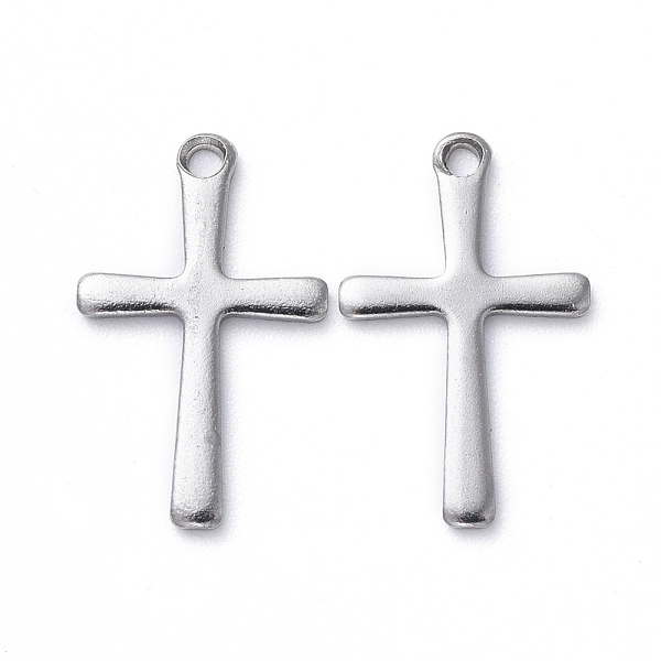 PandaHall 304 Stainless Steel Pendants, Laser Cut, Cross, Stainless Steel Color, 15.5x9.5x1mm, Hole: 1mm 304 Stainless Steel Cross
PandaHall 304 Stainless Steel Pendants, Laser Cut, Cross, Stainless Steel Color, 15.5x9.5x1mm, Hole: 1mm 304 Stainless Steel Cross