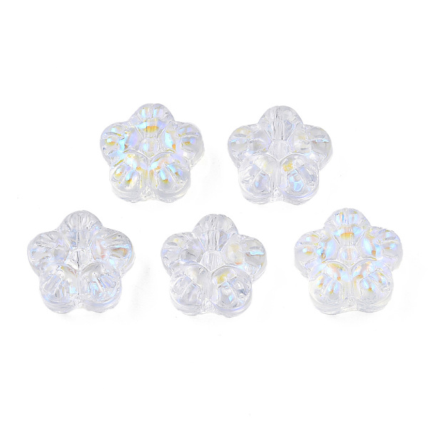 PandaHall Transparent Electroplate Glass Beads, AB Color Plated, Flower, Clear AB, 12.5x13x6mm, Hole: 1mm Glass Flower White
PandaHall Transparent Electroplate Glass Beads, AB Color Plated, Flower, Clear AB, 12.5x13x6mm, Hole: 1mm Glass Flower White