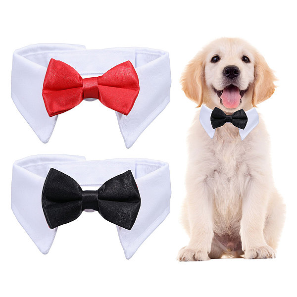 PandaHall GLOBLELAND 2 Pcs Bow Tie Dog Cat Collar Tuxedo Bowtie Classic Pet Neck Tie Adjustable White Dog Collar with Bow Tie for Birthday..., Multicolor
PandaHall GLOBLELAND 2 Pcs Bow Tie Dog Cat Collar Tuxedo Bowtie Classic Pet Neck Tie Adjustable White Dog Collar with Bow Tie for Birthday..., Multicolor