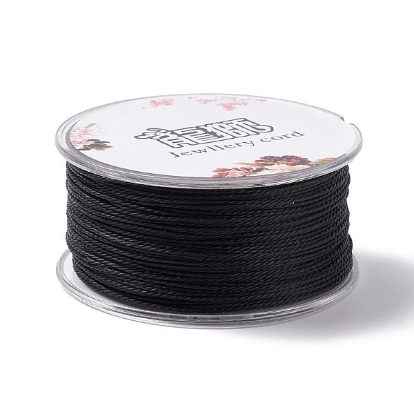 PandaHall Round Waxed Polyester Cord, Twisted Cord, Black, 1mm, about 49.21 Yards(45m)/Roll Waxed Polyester Cord Round Black
PandaHall Round Waxed Polyester Cord, Twisted Cord, Black, 1mm, about 49.21 Yards(45m)/Roll Waxed Polyester Cord Round Black