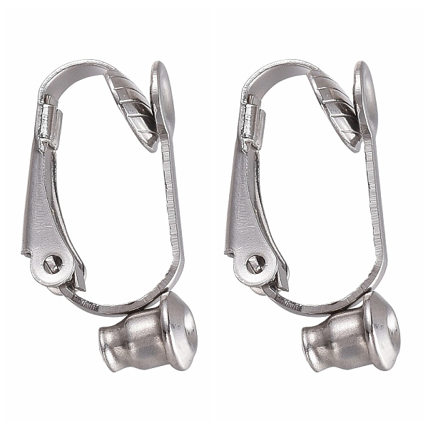 PandaHall Brass Clip on Earring Converter, Earring Findings, Platinum, 19x6x9mm, Hole: 1mm Brass
PandaHall Brass Clip on Earring Converter, Earring Findings, Platinum, 19x6x9mm, Hole: 1mm Brass