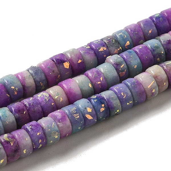 PandaHall Natural Dolomite Beads Strands, with Synthetic Opal, Dyed, Disc, Heishi Beads, Plum, 6x3mm, Hole: 0.8mm, about 124pcs/strand..., Purple
PandaHall Natural Dolomite Beads Strands, with Synthetic Opal, Dyed, Disc, Heishi Beads, Plum, 6x3mm, Hole: 0.8mm, about 124pcs/strand..., Purple
