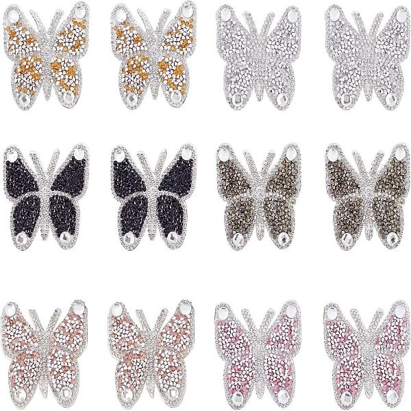 PandaHall FINGERINSPIRE 12Pcs Butterfly Rhinestone Patches Butterfly Iron on Patches for Clothing Repair,Jeans Jackets,Backpack Shoes..., Multicolor
PandaHall FINGERINSPIRE 12Pcs Butterfly Rhinestone Patches Butterfly Iron on Patches for Clothing Repair,Jeans Jackets,Backpack Shoes..., Multicolor