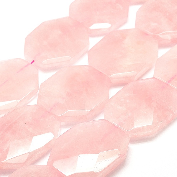 PandaHall Natural Rose Quartz Beads Strands, Faceted, Oval, 44x34~35x9~11mm, Hole: 2mm, about 9pcs/strand, 15.7 inch(40cm) Rose Quartz Oval..., Pink
PandaHall Natural Rose Quartz Beads Strands, Faceted, Oval, 44x34~35x9~11mm, Hole: 2mm, about 9pcs/strand, 15.7 inch(40cm) Rose Quartz Oval..., Pink