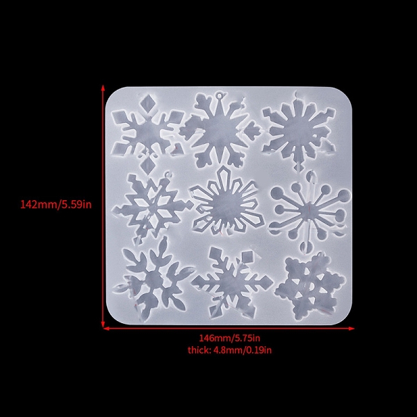 PandaHall Food Grade DIY Silicone Pendant Molds, Decoration Making, Resin Casting Molds, For UV Resin, Epoxy Resin Jewelry Making, White...
PandaHall Food Grade DIY Silicone Pendant Molds, Decoration Making, Resin Casting Molds, For UV Resin, Epoxy Resin Jewelry Making, White...