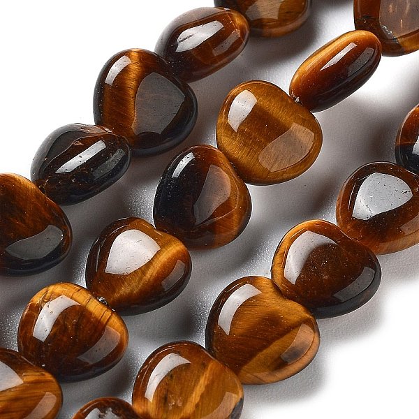 PandaHall Natural Tiger Eye Beads Strands, Heart, 10x10x4.5~5mm, Hole: 0.7mm, about 20pcs/strand, 7.28''~7.48''(18.5~19cm) Tiger Eye Heart
PandaHall Natural Tiger Eye Beads Strands, Heart, 10x10x4.5~5mm, Hole: 0.7mm, about 20pcs/strand, 7.28''~7.48''(18.5~19cm) Tiger Eye Heart