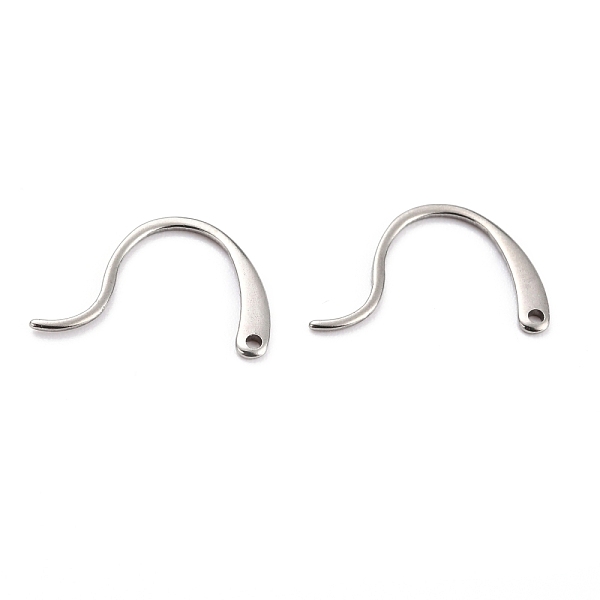PandaHall 304 Stainless Steel Earring Hooks, with Horizontal Loop Hole Ear Wire Findings, for DIY Jewelry Making , Stainless Steel Color...
PandaHall 304 Stainless Steel Earring Hooks, with Horizontal Loop Hole Ear Wire Findings, for DIY Jewelry Making , Stainless Steel Color...