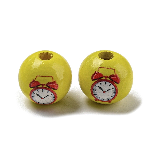 PandaHall Printed Wood European Beads, Large Hole Beads, Round, Yellow, 16~16.5x14.5~15mm, Hole: 4mm Wood Round Yellow
PandaHall Printed Wood European Beads, Large Hole Beads, Round, Yellow, 16~16.5x14.5~15mm, Hole: 4mm Wood Round Yellow