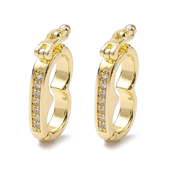 PandaHall Brass Micro Pave Clear Cubic Zirconia Twister Clasps, Real 18K Gold Plated, 19x9.5x2mm, Inner Diameter: 13x6.8mm Brass+Cubic...
PandaHall Brass Micro Pave Clear Cubic Zirconia Twister Clasps, Real 18K Gold Plated, 19x9.5x2mm, Inner Diameter: 13x6.8mm Brass+Cubic...