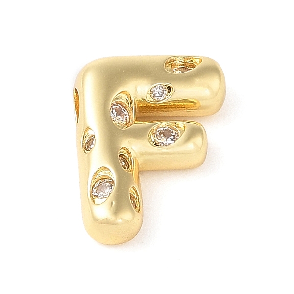 PandaHall Brass Micro Pave Clear Cubic Zirconia Pendant, Letter A~Z, Letter F, 21.5x16x7mm, Hole: 4mm Brass+Cubic Zirconia Letter F Clear
PandaHall Brass Micro Pave Clear Cubic Zirconia Pendant, Letter A~Z, Letter F, 21.5x16x7mm, Hole: 4mm Brass+Cubic Zirconia Letter F Clear