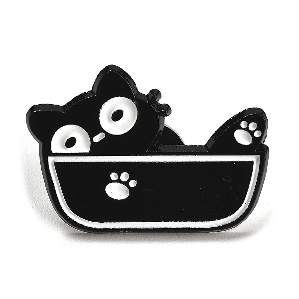 PandaHall Cartoon Cat Enamel Pin, Alloy Brooch for Backpack Clothes, Black, 28x20x1.5mm Alloy+Enamel Cat Shape Black
PandaHall Cartoon Cat Enamel Pin, Alloy Brooch for Backpack Clothes, Black, 28x20x1.5mm Alloy+Enamel Cat Shape Black