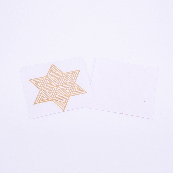 PandaHall Self Adhesive Brass Stickers, Scrapbooking Stickers, for Epoxy Resin Crafts, Golden, Star of David Pattern, 67x68x0.1mm Metal Star...
PandaHall Self Adhesive Brass Stickers, Scrapbooking Stickers, for Epoxy Resin Crafts, Golden, Star of David Pattern, 67x68x0.1mm Metal Star...