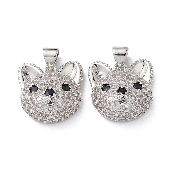 PandaHall Brass Micro Pave Cubic Zirconia Pendants, Real Platinum Plated, Dog Charms, Clear, 17x16.5x6.5mm, Hole: 5x3mm Brass+Cubic Zirconia...
PandaHall Brass Micro Pave Cubic Zirconia Pendants, Real Platinum Plated, Dog Charms, Clear, 17x16.5x6.5mm, Hole: 5x3mm Brass+Cubic Zirconia...