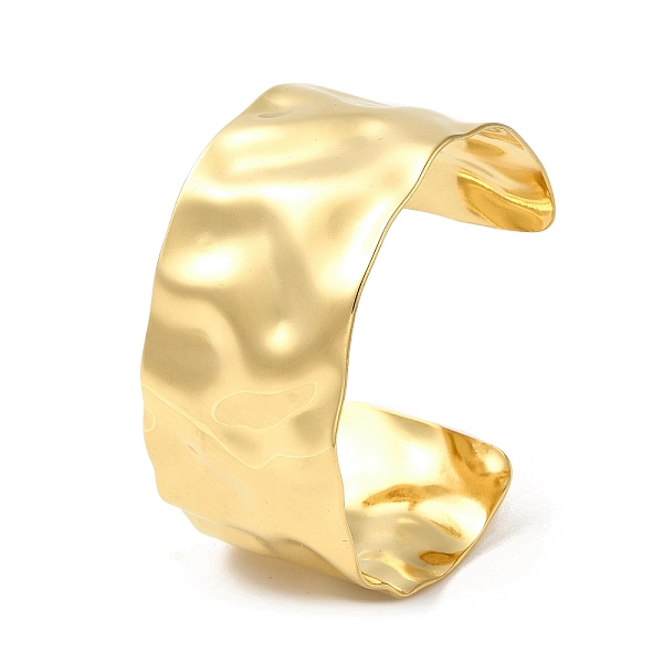 PandaHall 304 Stainless Steel Textured Cuff Bangles, Golden, Inner Diameter: 2-1/2 inch(6.4cm) 304 Stainless Steel
PandaHall 304 Stainless Steel Textured Cuff Bangles, Golden, Inner Diameter: 2-1/2 inch(6.4cm) 304 Stainless Steel
