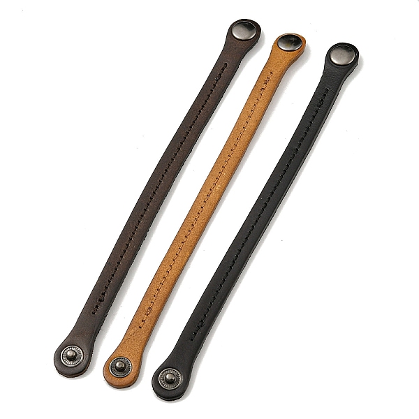 PandaHall Plain Leather Cord Bracelets, with Snap on Clasps, Mixed Color, 8-5/8 inch(22cm) Leather Multicolor
PandaHall Plain Leather Cord Bracelets, with Snap on Clasps, Mixed Color, 8-5/8 inch(22cm) Leather Multicolor