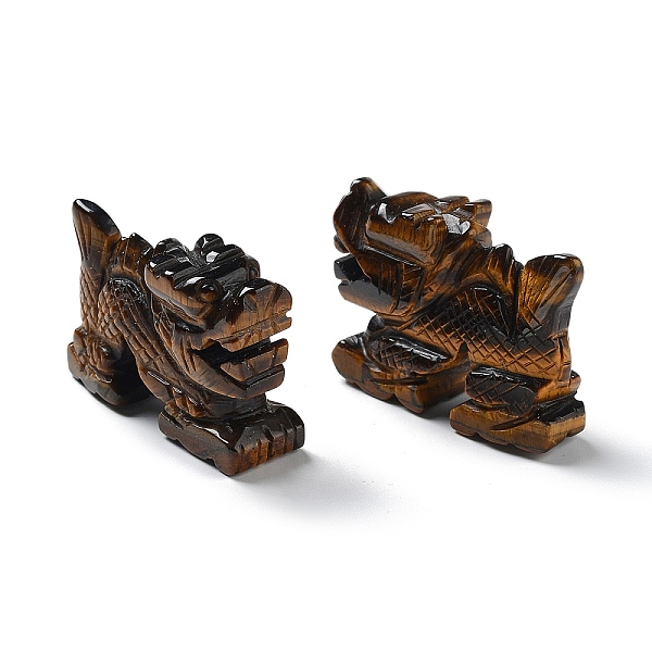 PandaHall Natural Tiger Eye Carved Healing Dragon Figurines, Reiki Energy Stone Display Decorations, 52~55x18x37.5mm Tiger Eye Dragon
PandaHall Natural Tiger Eye Carved Healing Dragon Figurines, Reiki Energy Stone Display Decorations, 52~55x18x37.5mm Tiger Eye Dragon