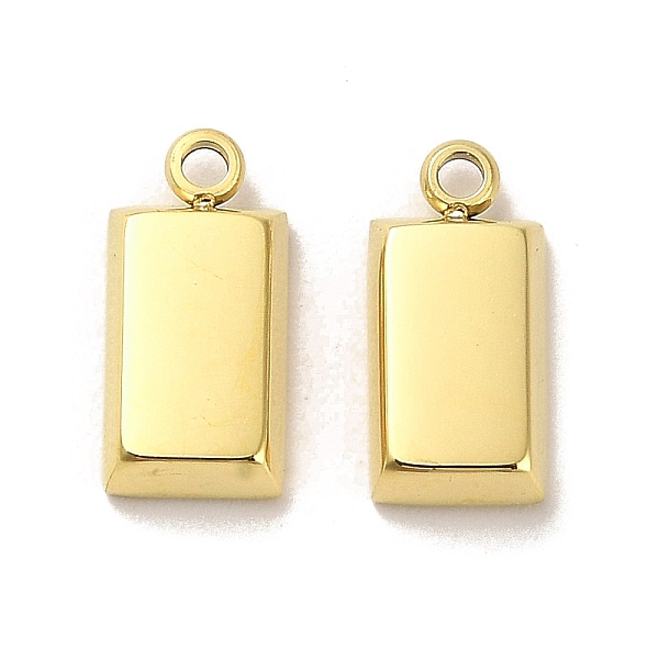 PandaHall 304 Stainless Steel Charms, Rectangle Charms, Real 14K Gold Plated, 13x6.5x3mm, Hole: 1.6mm 304 Stainless Steel Rectangle
PandaHall 304 Stainless Steel Charms, Rectangle Charms, Real 14K Gold Plated, 13x6.5x3mm, Hole: 1.6mm 304 Stainless Steel Rectangle