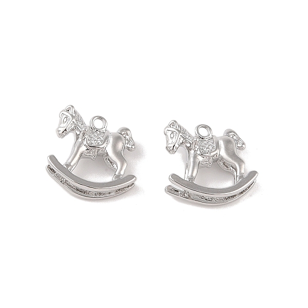 PandaHall Brass Charms, Horse, Real Platinum Plated, 12.5x14x6.8mm, Hole: 1.4mm Brass Horse
PandaHall Brass Charms, Horse, Real Platinum Plated, 12.5x14x6.8mm, Hole: 1.4mm Brass Horse
