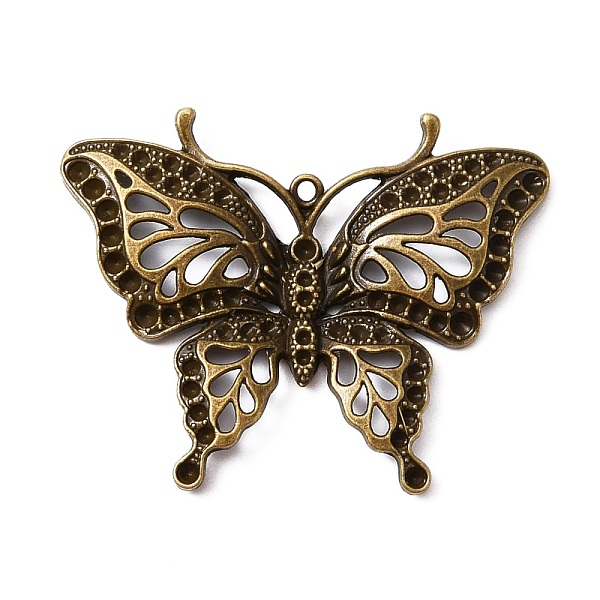 PandaHall Tibetan Style Alloy Big Pendants, Butterfly, Antique Bronze, 48x62x5mm, Hole: 2.4mm Alloy Butterfly
PandaHall Tibetan Style Alloy Big Pendants, Butterfly, Antique Bronze, 48x62x5mm, Hole: 2.4mm Alloy Butterfly