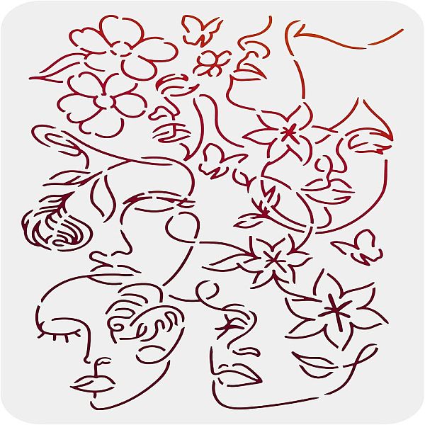 PandaHall FINGERINSPIRE Abstract Floral Female Faces Stencil 29.7x21cm Reusable Women Face Stencil Flowers Women Pattern Decoration Stencil...
PandaHall FINGERINSPIRE Abstract Floral Female Faces Stencil 29.7x21cm Reusable Women Face Stencil Flowers Women Pattern Decoration Stencil...
