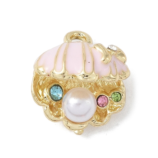 PandaHall Alloy Rhinestone Pendants, with Resin Pearl, Shell Shape, Golden, Lavender Blush, 16.5x15.5x14mm, Hole: 2mm Alloy+Rhinestone Shell...
PandaHall Alloy Rhinestone Pendants, with Resin Pearl, Shell Shape, Golden, Lavender Blush, 16.5x15.5x14mm, Hole: 2mm Alloy+Rhinestone Shell...