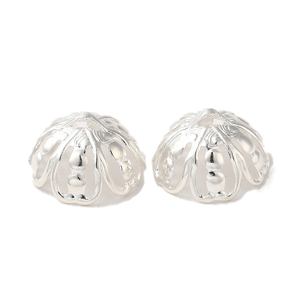 PandaHall Brass Bead Caps, Half Round, 925 Sterling Silver Plated, 15.5x8.5mm, Hole: 1.5x2.5mm Brass
PandaHall Brass Bead Caps, Half Round, 925 Sterling Silver Plated, 15.5x8.5mm, Hole: 1.5x2.5mm Brass