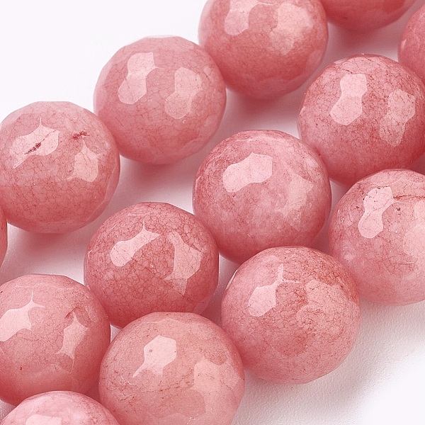 PandaHall Natural Malaysia Jade Beads Strands, Dyed, Faceted, Round, Light Coral, 6mm, Hole: 1mm, about 62pcs/strand, 14.5 inch Malaysia..., Red
PandaHall Natural Malaysia Jade Beads Strands, Dyed, Faceted, Round, Light Coral, 6mm, Hole: 1mm, about 62pcs/strand, 14.5 inch Malaysia..., Red