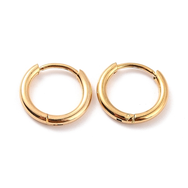 PandaHall Vacuum Plating 304 Stainless Steel Huggie Hoop Earrings for Women, Golden, 14 Gauge, 11x1.6mm, Pin: 0.7mm 304 Stainless Steel Ring
PandaHall Vacuum Plating 304 Stainless Steel Huggie Hoop Earrings for Women, Golden, 14 Gauge, 11x1.6mm, Pin: 0.7mm 304 Stainless Steel Ring