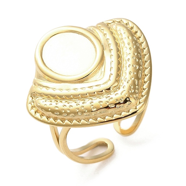 PandaHall 304 Stainless Steel Finger Rings, Real 18K Gold Plated, Real 18K Gold Plated, US Size 9 1/4(19.1mm), Tray: 9.5x5.7mm 304 Stainless...
PandaHall 304 Stainless Steel Finger Rings, Real 18K Gold Plated, Real 18K Gold Plated, US Size 9 1/4(19.1mm), Tray: 9.5x5.7mm 304 Stainless...
