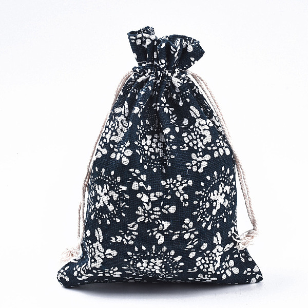 PandaHall Printed Polycotton(Polyester Cotton) Pouches, Drawstring Bags, Prussian Blue, Floral Pattern, 17.5~18x12.7~13cm Polycotton Flower...
PandaHall Printed Polycotton(Polyester Cotton) Pouches, Drawstring Bags, Prussian Blue, Floral Pattern, 17.5~18x12.7~13cm Polycotton Flower...