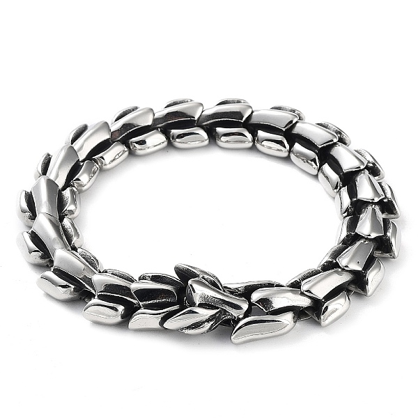 PandaHall 304 Stainless Steel Viking Dragon Link Chain Bracelets for Men, Fashion Hip Hop Style, Stainless Steel Color, 9-1/4 inch(23.5cm)...
PandaHall 304 Stainless Steel Viking Dragon Link Chain Bracelets for Men, Fashion Hip Hop Style, Stainless Steel Color, 9-1/4 inch(23.5cm)...