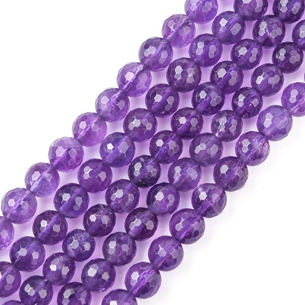 PandaHall Natural Amethyst Beads Strands, Round, Faceted, Purple, 6mm, hole: 1mm, 32pcs/strand, 8 inch Amethyst Round
PandaHall Natural Amethyst Beads Strands, Round, Faceted, Purple, 6mm, hole: 1mm, 32pcs/strand, 8 inch Amethyst Round
