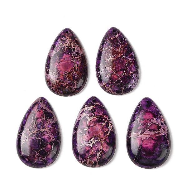 PandaHall Natural Imperial Jasper Pendants, Dyed, Teardrop Charms, Purple, 50.5x30.5x7.5~8mm, Hole: 1.5mm Imperial Jasper Teardrop Purple
PandaHall Natural Imperial Jasper Pendants, Dyed, Teardrop Charms, Purple, 50.5x30.5x7.5~8mm, Hole: 1.5mm Imperial Jasper Teardrop Purple