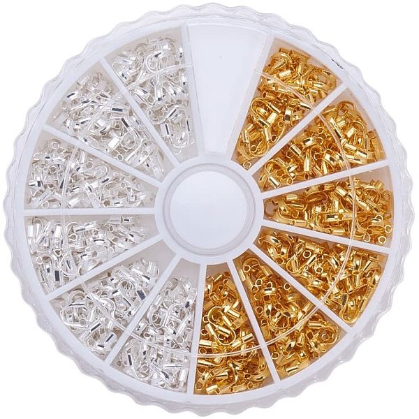 PandaHall 540 pcs Brass Wire Guardian Wire Protector for Jewelry Making, 5x4x1mm, Golden&Silver Brass
PandaHall 540 pcs Brass Wire Guardian Wire Protector for Jewelry Making, 5x4x1mm, Golden&Silver Brass