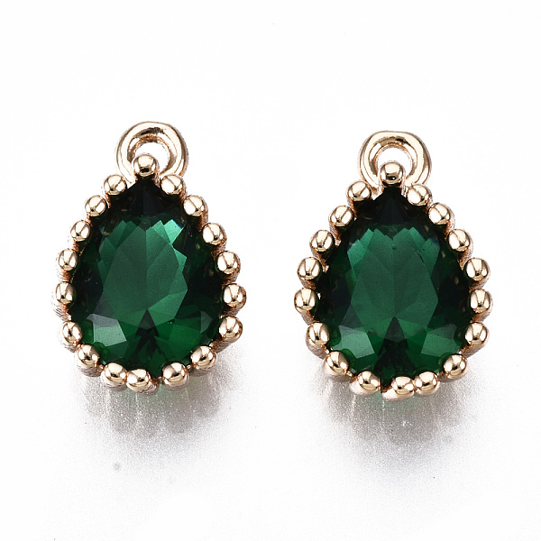 PandaHall Glass Charms, with Brass Findings, Light Gold, Long-Lasting Plated, Cadmium Free & Lead Free, Teardrop, Green, 12x7.5x4~5mm, Hole...
PandaHall Glass Charms, with Brass Findings, Light Gold, Long-Lasting Plated, Cadmium Free & Lead Free, Teardrop, Green, 12x7.5x4~5mm, Hole...