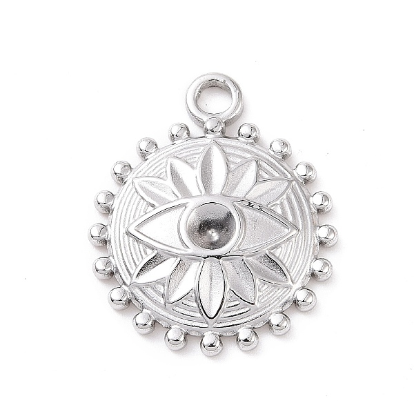 PandaHall 304 Stainless Steel Pendant Rhinestone Settings, Flat Round with Eye, Stainless Steel Color, Fit for 3mm Rhinestone, 21.5x18x2.5mm...
PandaHall 304 Stainless Steel Pendant Rhinestone Settings, Flat Round with Eye, Stainless Steel Color, Fit for 3mm Rhinestone, 21.5x18x2.5mm...
