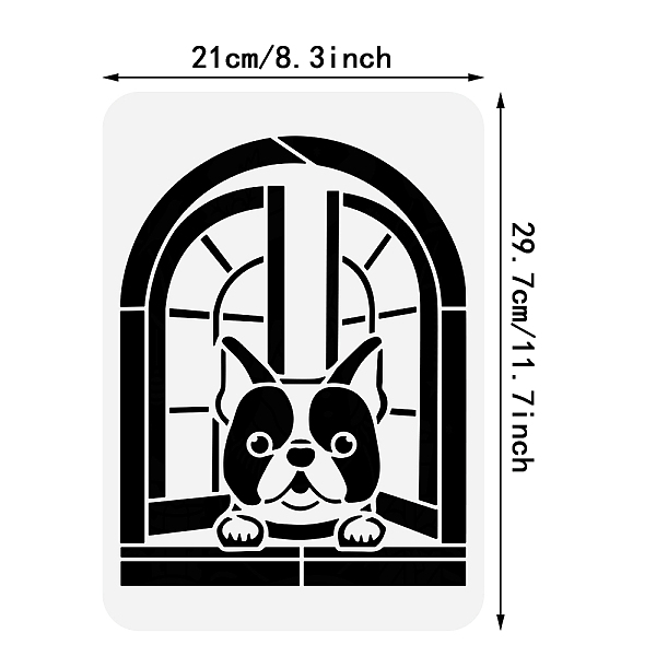 PandaHall Plastic Drawing Painting Stencils Templates, for Painting on Scrapbook Fabric Tiles Floor Furniture Wood, Rectangle, Window...
PandaHall Plastic Drawing Painting Stencils Templates, for Painting on Scrapbook Fabric Tiles Floor Furniture Wood, Rectangle, Window...