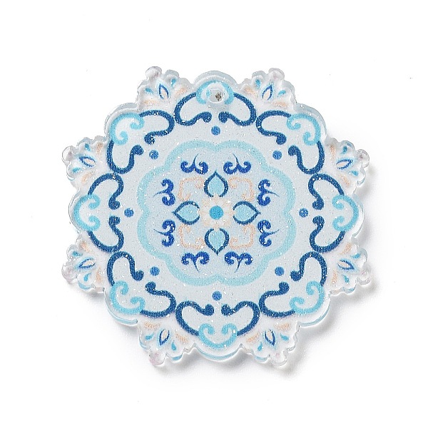 PandaHall Acrylic Pendants, Round with Flower, Blue, 35x35x2mm, Hole: 2mm Acrylic Flower Blue
PandaHall Acrylic Pendants, Round with Flower, Blue, 35x35x2mm, Hole: 2mm Acrylic Flower Blue